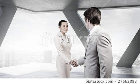 Business partners handshake 27662888