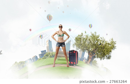 Hitch hiker woman 27663264