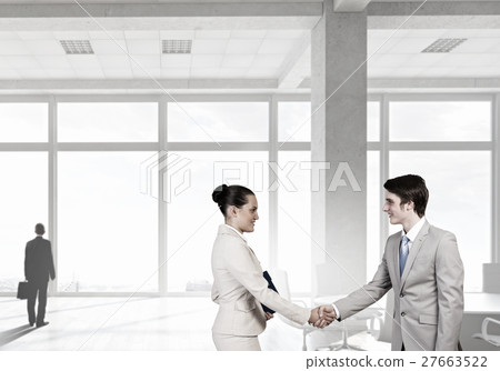 Business partners handshake Business partners handshake 27663522