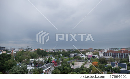 cityscape of asian city in morning cityscape of asian city in morning 27664601