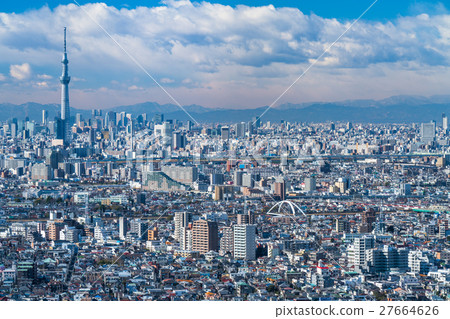 東京都市風景 27664626
