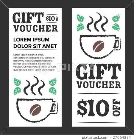 Gift voucher Coffee cup Gift voucher Coffee cup 27664854