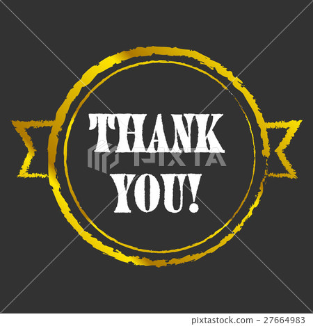 Thank you badge 27664983