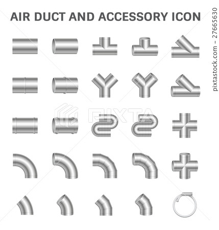 Duct Pipe Icon 27665630