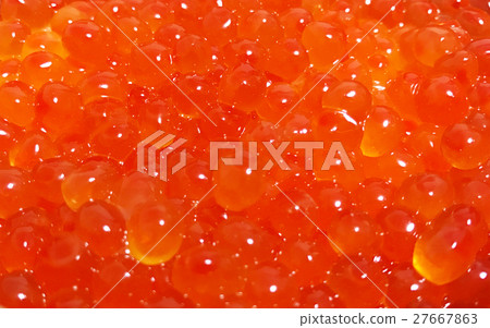 Ikura隔絕了醬油爛的飯碗海鮮圖像 27667863