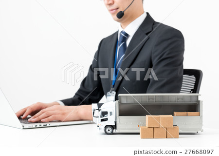 Businessman, shipping operator, logistics image Businessman, shipping operator, logistics image 27668097