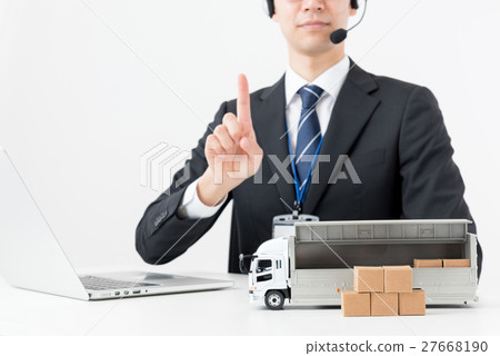 Businessman, shipping operator, logistics image Businessman, shipping operator, logistics image 27668190