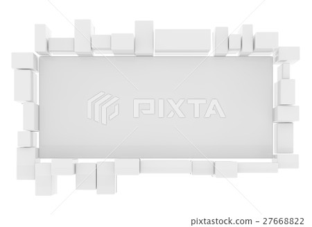 Blank box display frame template for design Blank box display frame template for design 27668822