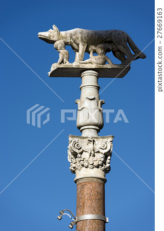 Lupa Senese - Symbol of Siena Italy Lupa Senese - Symbol of Siena Italy 27669163