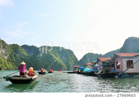 Halong Bay of Vietnam blue sky 27669603