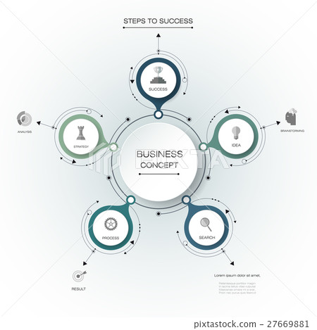 Vector infographics, diagram template Vector infographics, diagram template 27669881