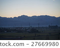 Morning glow of Toyama city 27669980
