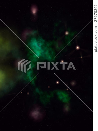 Star field in space and a nebulae 27670243