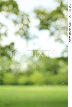 Green bokeh from tree background 27670352