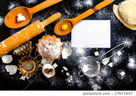 Cooking cupcakes process Cooking cupcakes process 27671647