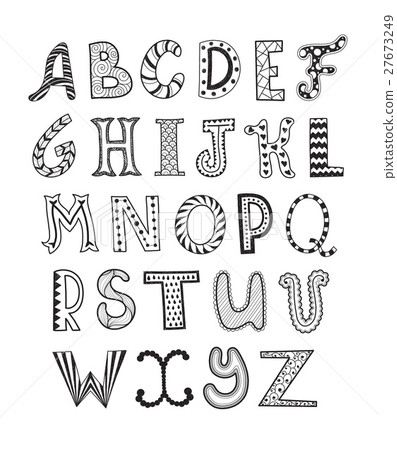 zentagle alphabet 27673249