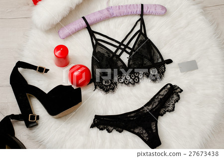 Fashionable concept, a set of lacy underwear Fashionable concept, a set of lacy underwear 27673438