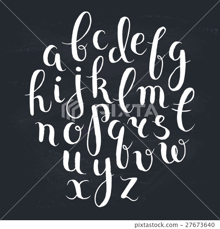 hand drawn letters 27673640