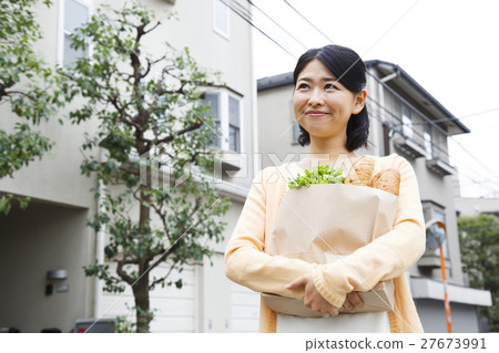 購物購物婦女購物家事主婦小姐生活方式 27673991