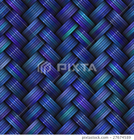 Twill Weave Texture. Seamless Multicolor Pattern. 27674589