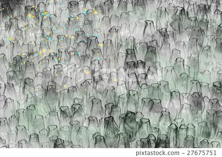 Abstraction in gray and green tones 27675751