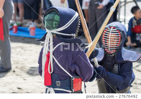 Kendo match scene 27676492