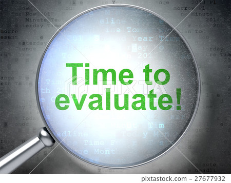 Timeline concept: Time to Evaluate! with optical Timeline concept: Time to Evaluate! with optical 27677932