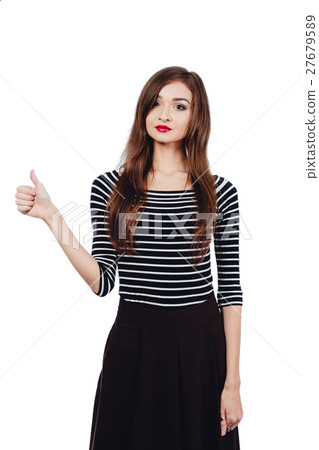 Emotional portrait Cute beautiful girl artist Emotional portrait Cute beautiful girl artist 27679589