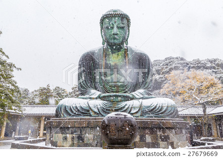 在鎌倉的大佛雪 27679669
