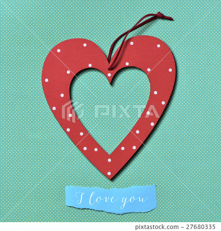 heart and text I love you heart and text I love you 27680335