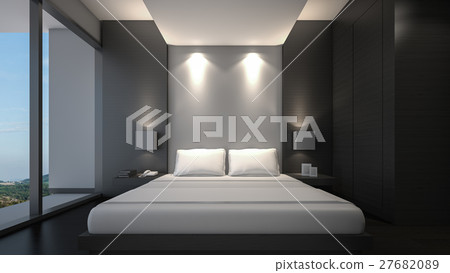 Luxury Bedroom / 3D Rendering 27682089