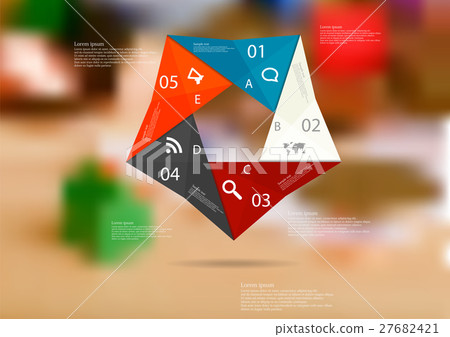 Illustration infographic template  27682421