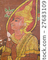 Thai arts wall painting 27683109