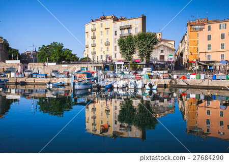 Old port of Ajaccio, Corsica island, France Old port of Ajaccio, Corsica island, France 27684290