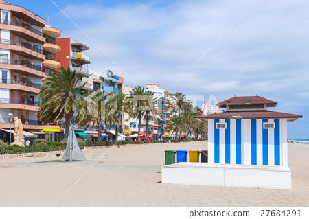 Calafell resort town in sunny summer day Calafell resort town in sunny summer day 27684291