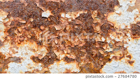 Rust on metal surface , texture background Rust on metal surface , texture background 27684780