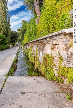 The hundred fountains, Villa d'Este, Tivoli, Italy The hundred fountains, Villa d'Este, Tivoli, Italy 27685139