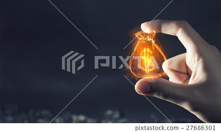 Money symbol between fingers Money symbol between fingers 27686301