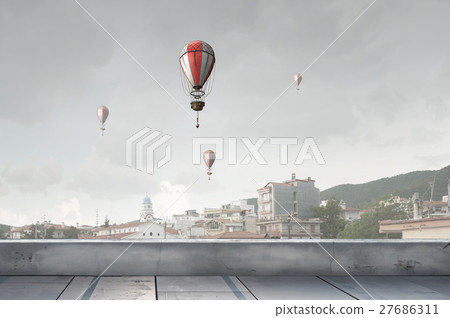 Aerostats flying high Aerostats flying high 27686311