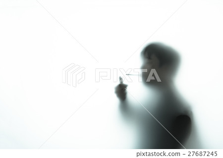 People silhouette negative image 27687245