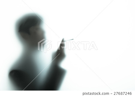 People silhouette negative image People silhouette negative image 27687246