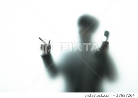 人們剪影負面圖像 人們剪影負面圖像 27687264