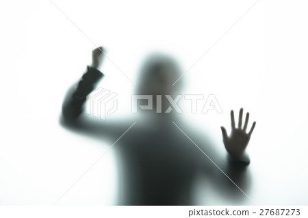 People silhouette negative image 27687273