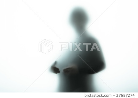 People silhouette negative image 27687274