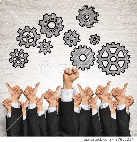 Business and teamwork concept Business and teamwork concept 27693234