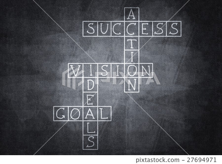 Chalk drawn crossword 27694971
