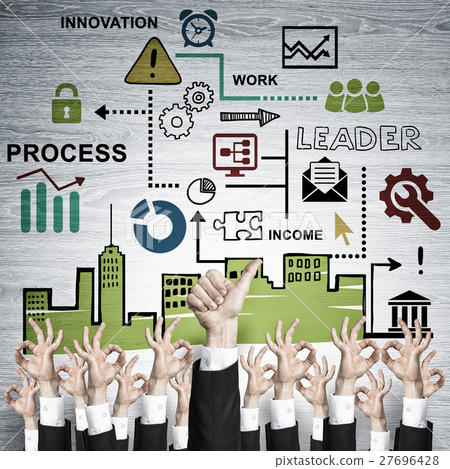 Business and teamwork concept 27696428