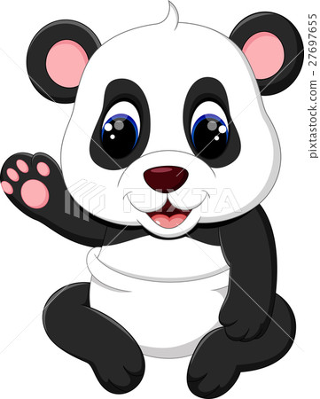 Illustration Of Cute Baby Panda Cartoon Stock Illustration