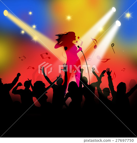 Female singer concert music 27697750