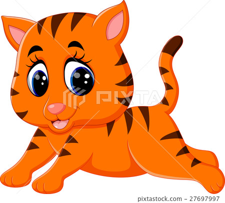 illustration of Cute cat cartoon illustration of Cute cat cartoon 27697997